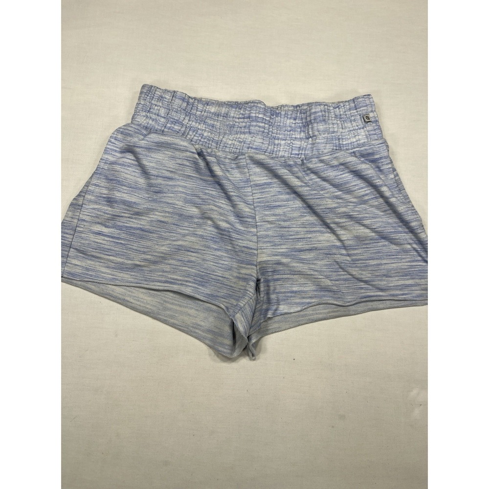 Marika Women's Lounge Shorts Medium Blue Heather Pull-On Stretch Activewear